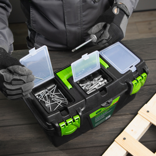 Ящик для инструментов 16”, с органайзерами Сибртех по ценам производителя в Воронеже с доставкой по всей России