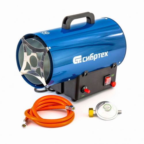 Газовая тепловая пушка СТГ-10, 10 кВт, 300 м3/ч, пропан-бутан Сибртех по ценам производителя в Воронеже с доставкой по всей России