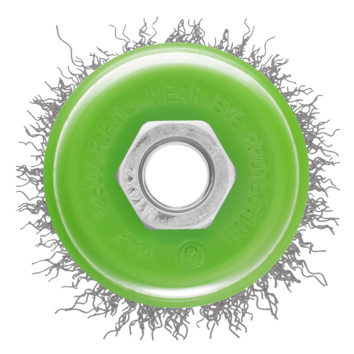 Щетка для УШМ, 65 мм, М14, "чашка", витая проволока 0.3 мм Сибртех по ценам производителя в Воронеже с доставкой по всей России