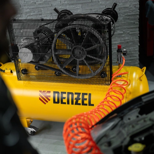 Компрессор воздушный рем. привод BCV 5500-T/270, 5,5 кВт, 270 литров, 850 л/мин Denzel по ценам производителя в Воронеже с доставкой по всей России