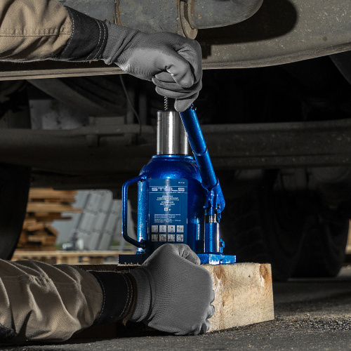 Домкрат гидравлический бутылочный телескопический, 8 т, H подъема 170-430 мм Stels по ценам производителя в Воронеже с доставкой по всей России