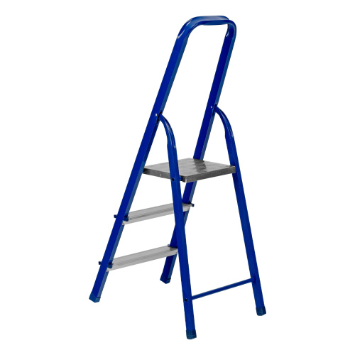 Стремянка, 3 ступени, стальной профиль, алюминиевые ступени Сибртех по ценам производителя в Воронеже с доставкой по всей России