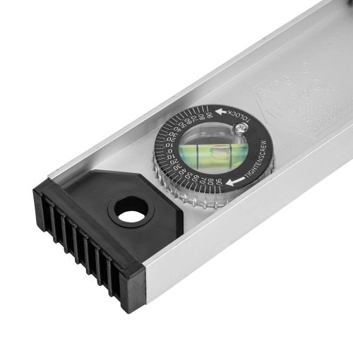 Уровень алюминиевый "Рельс", 400 мм, 3 глазка (1 поворотный) Matrix по ценам производителя в Воронеже с доставкой по всей России