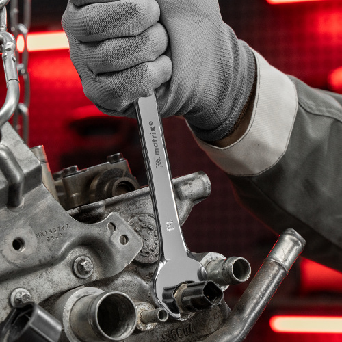 Набор ключей рожковых 12 шт, (6-32мм) CrV, EllipticaL зеркальное хромирование Matrix по ценам производителя в Воронеже с доставкой по всей России