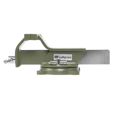 Тиски слесарные, 150 мм, стальные, поворотные Сибртех по ценам производителя в Воронеже с доставкой по всей России