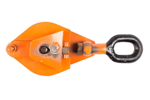 Блок монтажный однорольный с  ушком TOR 0,5 т с откидной щекой (T)* по ценам производителя в Воронеже с доставкой по всей России