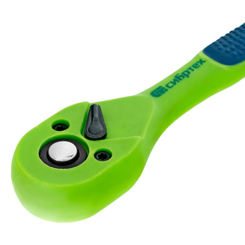 Ключ-трещотка 1/4", CrV, 72 зуба, с быстрым сбросом Сибртех по ценам производителя в Воронеже с доставкой по всей России