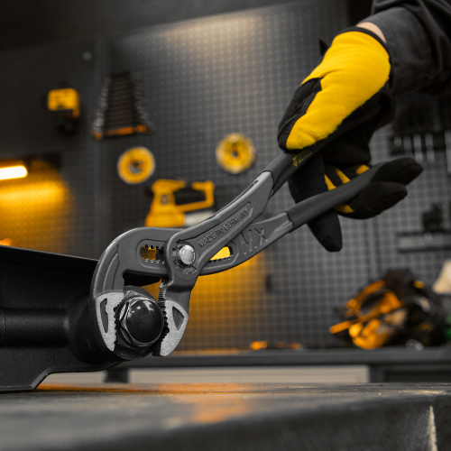 Клещи переставные, кнопочный механизм, обливные рукоятки, 300 мм Denzel по ценам производителя в Воронеже с доставкой по всей России