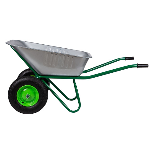 Тачка садово-строительная, 2-х колесная, усиленная, грузоподъемность 320 кг, объем 100 л по ценам производителя в Воронеже с доставкой по всей России