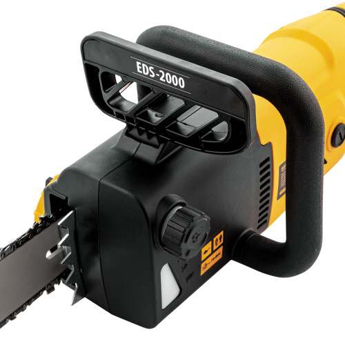 Пила цепная электрическая EDS-2000, 2 кВт,продольная, шина 40 см, шаг 3/8, паз 1.3 мм, 56 звеньев Denzel по ценам производителя в Воронеже с доставкой по всей России