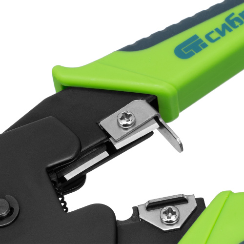 Клещи для обжима телефонных и компьютерных клемм 4P, 6P, 8P, функция обрезания проводов Сибртех по ценам производителя в Воронеже с доставкой по всей России