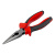 Длинногубцы прямые, 180 мм, хром-ванадий, двухкомпонентные рукоятки Matrix по ценам производителя в Воронеже с доставкой по всей России