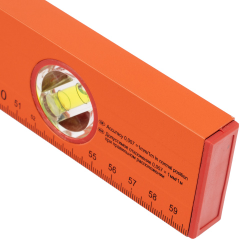 Уровень алюминиевый, 600 мм, 3 глазка, желтый, линейка Sparta по ценам производителя в Воронеже с доставкой по всей России