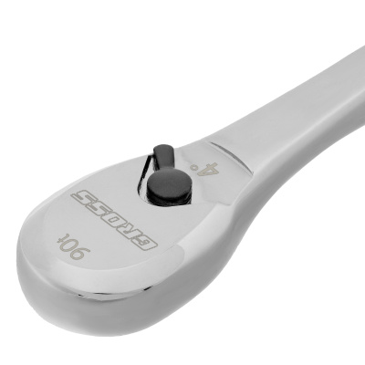 Ключ-трещотка 1/4", CrV, 90 зубьев, усиленный, хром Gross по ценам производителя в Воронеже с доставкой по всей России