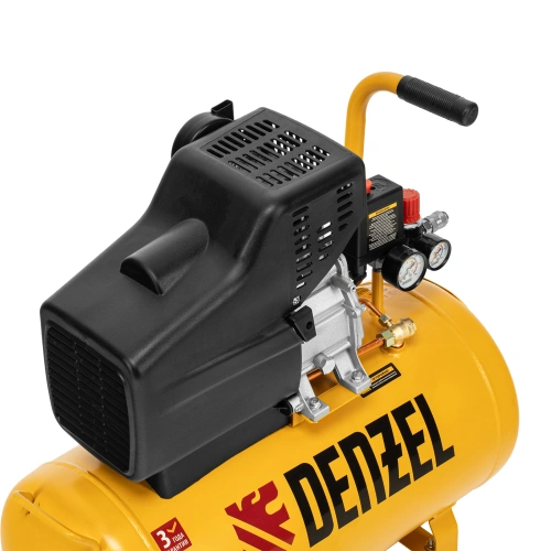 Компрессор воздушный, прямой привод DC1500/50, 1.5 кВт, 50 литров, 220 л/мин Denzel по ценам производителя в Воронеже с доставкой по всей России