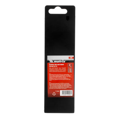 Набор буров по бетону, 5-6-8-10 х 160 мм, 4 шт, в пластиковой коробке, SDS Plus Matrix по ценам производителя в Воронеже с доставкой по всей России