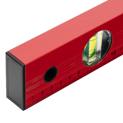 Уровень алюминиевый, 1000 мм, 3 глазка, красный, линейка Matrix по ценам производителя в Воронеже с доставкой по всей России