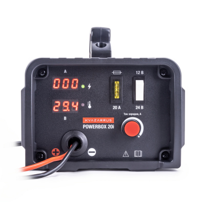 Инверторное зарядное устройство KVAZARRUS PowerBox 20i, цветная коробка по ценам производителя в Воронеже с доставкой по всей России