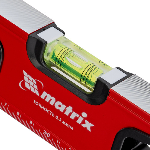 Уровень алюминиевый, фрезерованный, 3 глазка, рукоятки, 600 мм Matrix по ценам производителя в Воронеже с доставкой по всей России