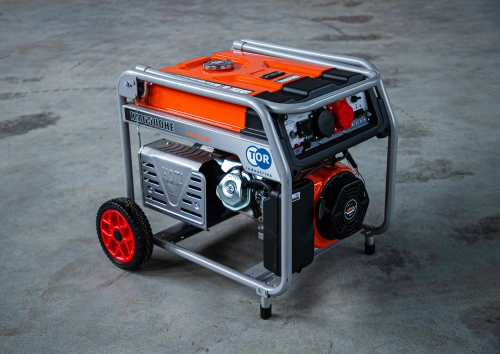Генератор бензиновый 5,0 кВт 220В/380В с электростартером TOR KM6500HE по ценам производителя в Воронеже с доставкой по всей России
