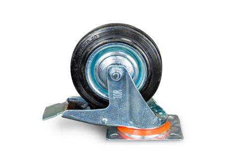 Колесо поворотное резина SCb 63 160 мм с тормозом (N) по ценам производителя в Воронеже с доставкой по всей России