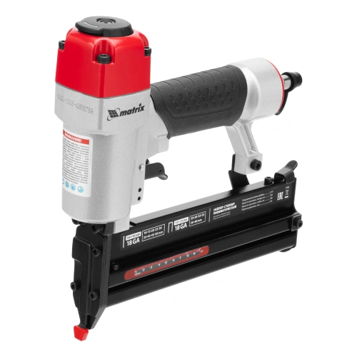 Нейлер-степлер пневматический 2 в 1, гвозди 18GA длина 10-50 мм, скобы 18GA длина 25-40 мм Matrix по ценам производителя в Воронеже с доставкой по всей России