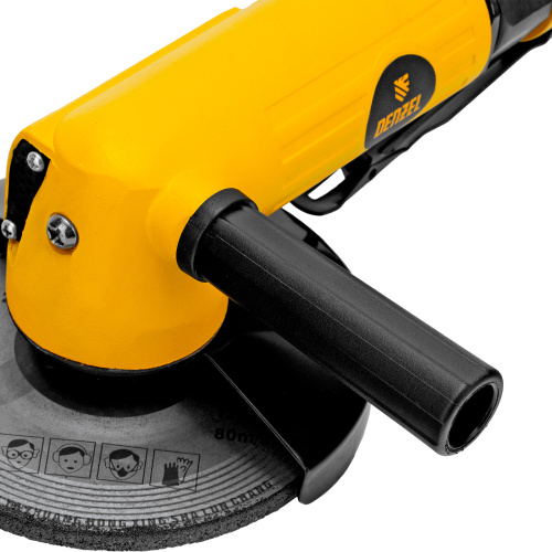 Пневматическая углошлифовальная машина AG125, 11000 об/мин, 125 мм, 186 л/мин Denzel по ценам производителя в Воронеже с доставкой по всей России