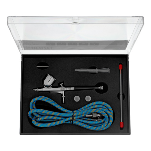 Аэрограф с верхним бачком AB1, 0.2/0.3/0.5 мм, 7 мл, 9 л/мин Denzel по ценам производителя в Воронеже с доставкой по всей России