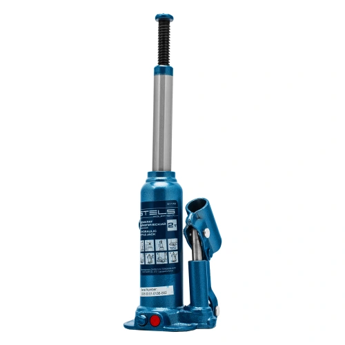 Домкрат гидравлический бутылочный, 2 т, h подъема 178-338 мм, в пластиковом кейсе Stels по ценам производителя в Воронеже с доставкой по всей России