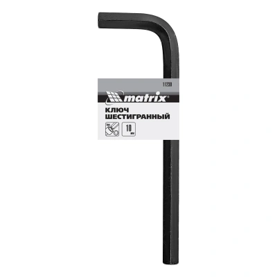 Ключ имбусовый HEX, 10 мм, CrV Matrix по ценам производителя в Воронеже с доставкой по всей России