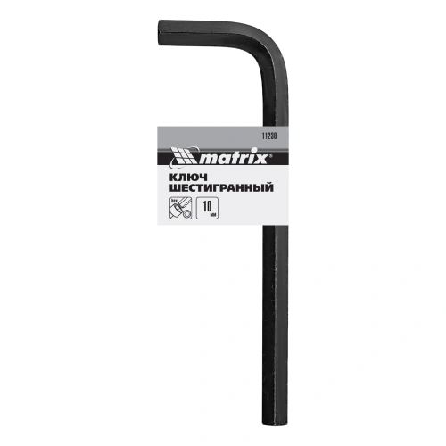 Ключ имбусовый HEX, 10 мм, CrV Matrix по ценам производителя в Воронеже с доставкой по всей России