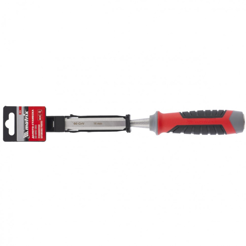 Долото-стамеска, 16 мм, 60 CrV, трехкомпонентная обрезиненная рукоятка Matrix по ценам производителя в Воронеже с доставкой по всей России