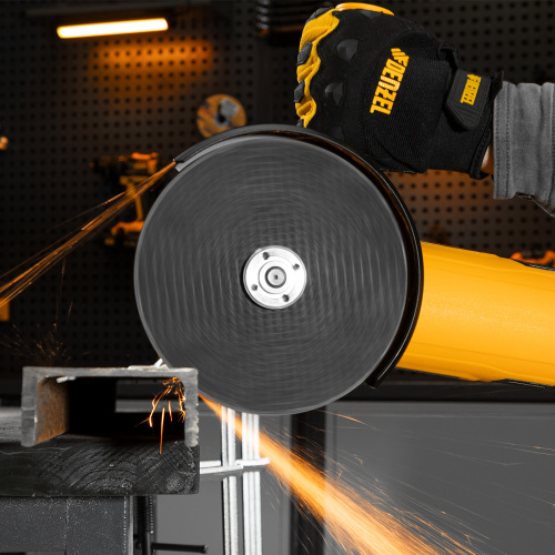 Машина шлифовальная угловая AG180-2000, 2000 Вт, 180 мм, 8500 об/мин Denzel по ценам производителя в Воронеже с доставкой по всей России