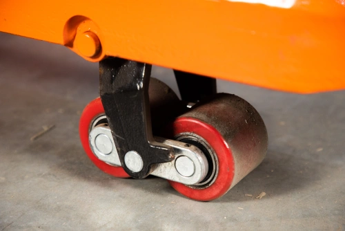 Тележка гидравлическая для рулонов 2500 кг 1150х1150 мм полиуретановые колеса TOR HZT по ценам производителя в Воронеже с доставкой по всей России