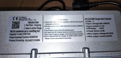 Зарядное устройство для штабелёров CDD10R-E/CDD12R-E 24V/25A Li-ion (Charger) по ценам производителя в Воронеже с доставкой по всей России