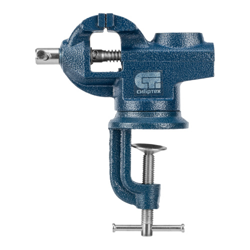 Тиски слесарные, настольные, поворотные, ширина рабочих губок 65 мм, наковальня Сибртех по ценам производителя в Воронеже с доставкой по всей России