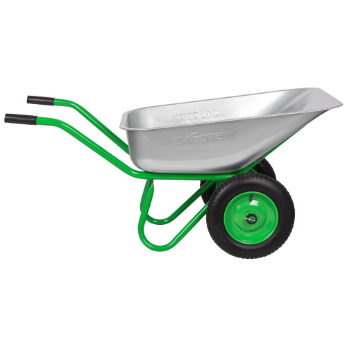 Тачка садово-строительная 2-х колесная, грузоподъемность 230 кг, объем 90 л Сибртех по ценам производителя в Воронеже с доставкой по всей России