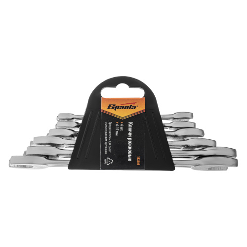 Набор ключей рожковых, 6 х 17 мм, 6 шт, хромированные Sparta по ценам производителя в Воронеже с доставкой по всей России