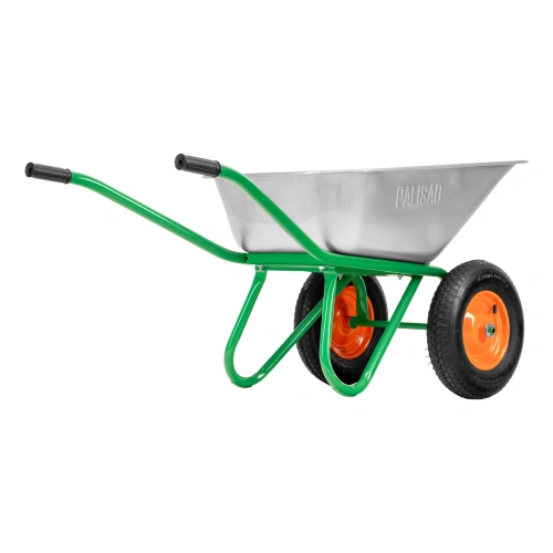 Тачка садово-строительная, 2-х колесная, усиленная, грузоподъемность 320 кг, объем 100 л Palisad по ценам производителя в Воронеже с доставкой по всей России