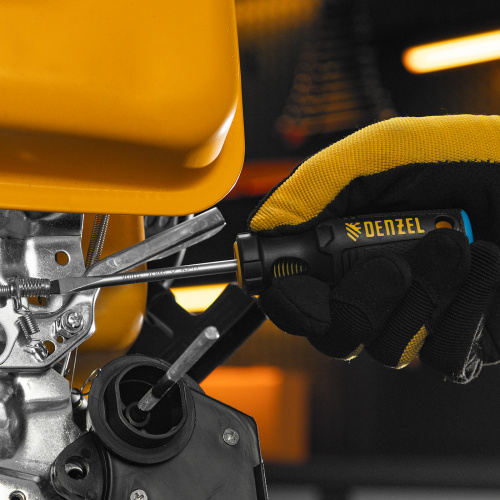 Отвертка, SL5x75 мм, S2, 3к рукоятка Denzel по ценам производителя в Воронеже с доставкой по всей России