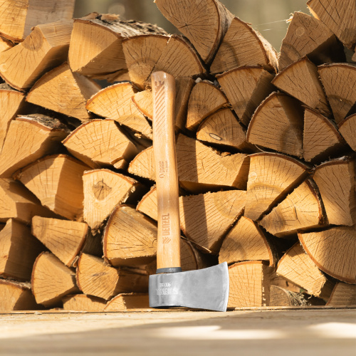 Топор кованый, 900 г, американский тип, буковая рукоятка, 430мм, EFP Denzel по ценам производителя в Воронеже с доставкой по всей России