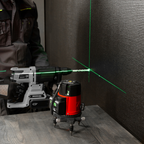 Лазерный уровень CRL-30G, 30 м, зеленый луч, акк. Li 2400 mah, резьба 5/8" MTX по ценам производителя в Воронеже с доставкой по всей России