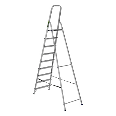 Стремянка, 9 ступеней, алюминиевая, Сибртех по ценам производителя в Воронеже с доставкой по всей России