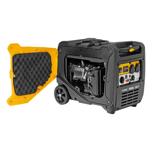 Генератор инверторный GS-4500iSE, 4,5 кВт, 230 В, закрытый корпус, электростартер Denzel по ценам производителя в Воронеже с доставкой по всей России