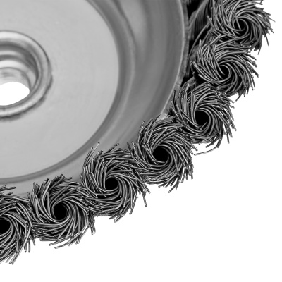 Щетка для УШМ, 150 мм, М14, "чашка", крученая проволока 0.5 мм Сибртех по ценам производителя в Воронеже с доставкой по всей России