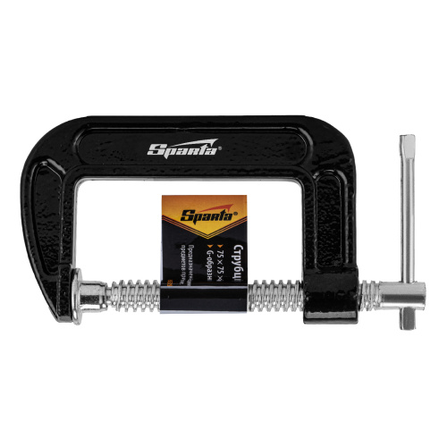 Струбцина G-образная, 75 мм Sparta по ценам производителя в Воронеже с доставкой по всей России