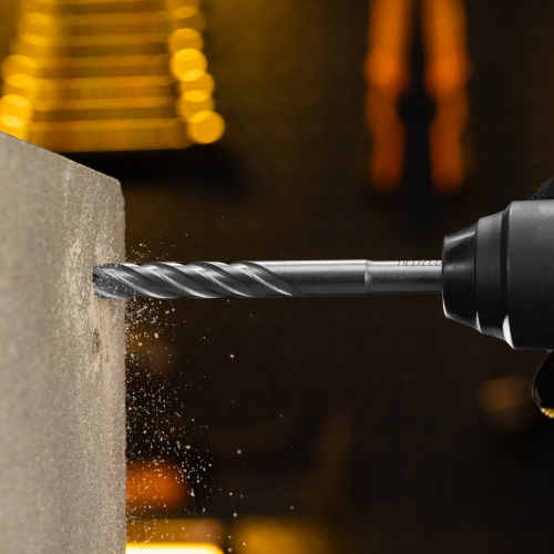 Бур по бетону, цельная крестовая пластина, 12x165 мм, SDS PLUS Denzel по ценам производителя в Воронеже с доставкой по всей России