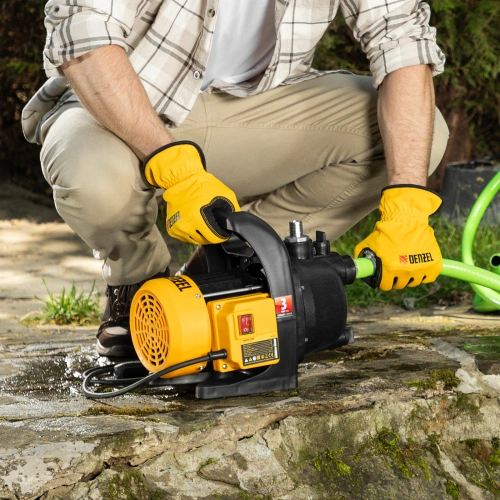 Садовый поверхностный насос GPL600, 600 Вт, 3000 л/ч, подъем 35 м, пластик Denzel по ценам производителя в Воронеже с доставкой по всей России