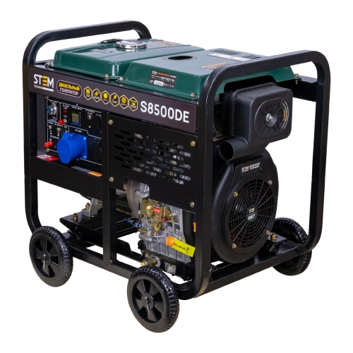 Генератор дизельный STEM Techno S8500DE (8,5кВт, электростартер, дисплей, подогрев, АВР) по ценам производителя в Воронеже с доставкой по всей России