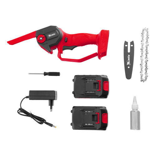 Цепная мини-пила аккумуляторная, MCS-100, шина 100 мм, Li-Ion, 20 В MTX по ценам производителя в Воронеже с доставкой по всей России